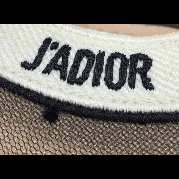 NWOT Christian Dior J'Adior White Ribbon Black Mesh Pumps, Size US 7.5, EU 37.5. - Picture 3 of 7